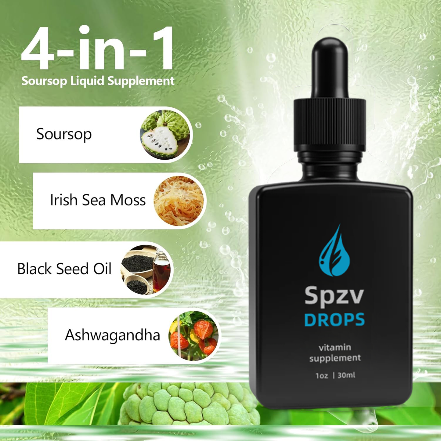 𝗦𝒑𝒛𝙫® Naturlig Ytelse Dråper